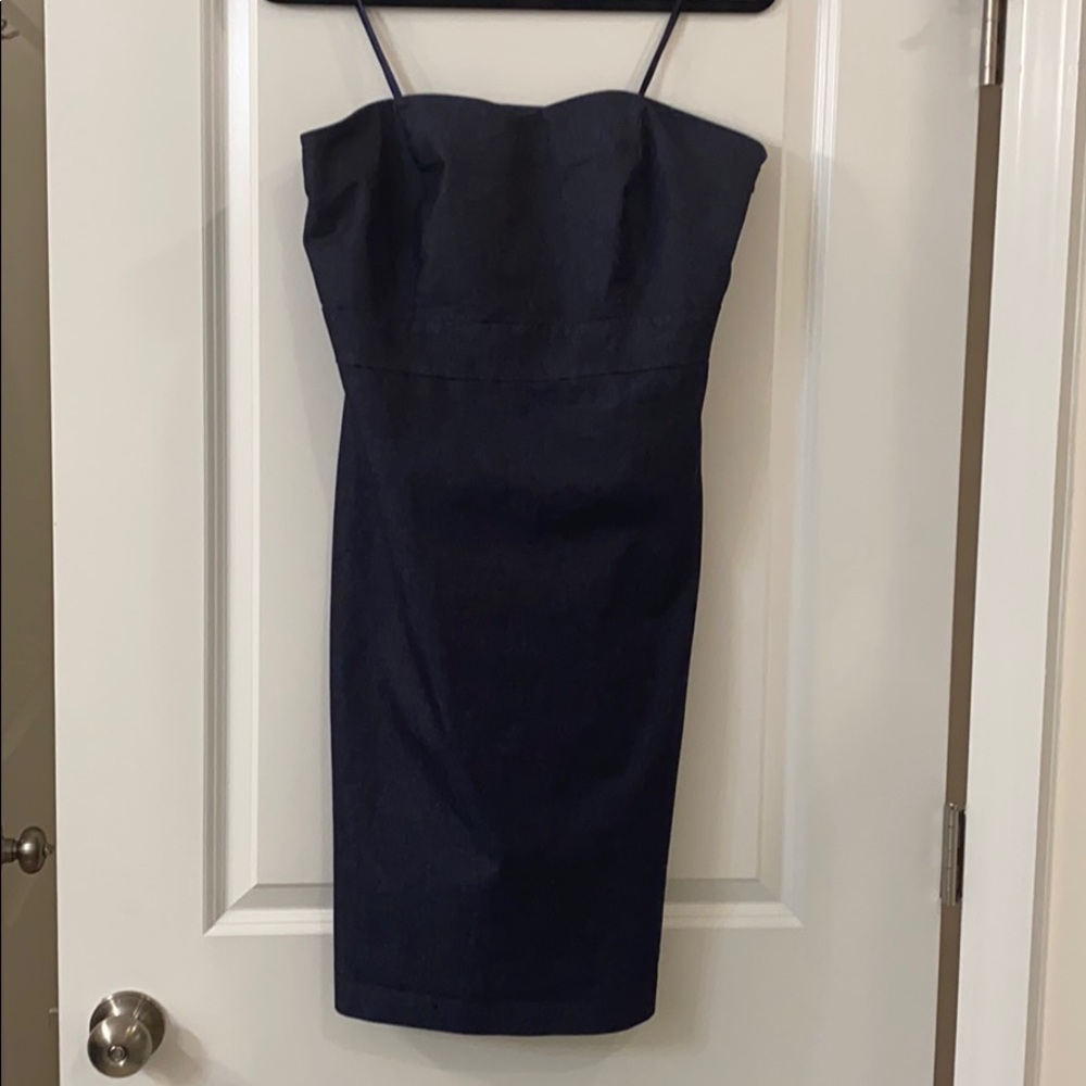 Merona strapless denim dress 12
